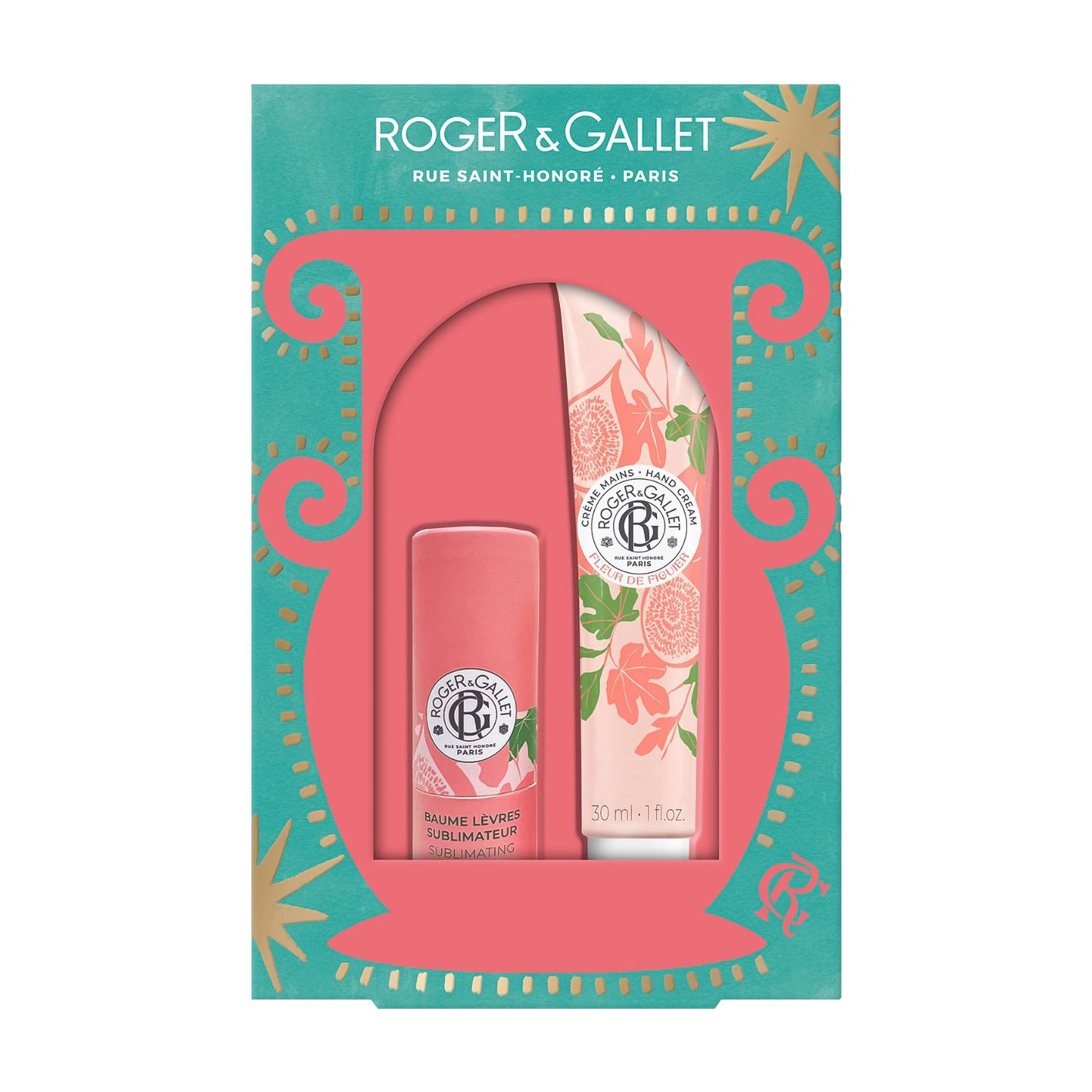 Парфумований набір жіночий Roger &amp; Gallet Fleur de Figuier Set (крем для рук, 30 мл + бальзам для губ, 3.5 г)